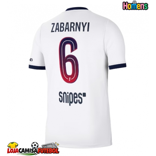 Camisa de Futebol Paris Saint-Germain Ilya Zabarnyi #6 Equipamento Secundário 2026-27 Manga Curta